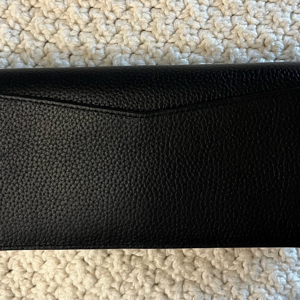 2 Wallets! Nordstrom leather Continental and Fossil Minimal Wallet - Picture 2 of 9